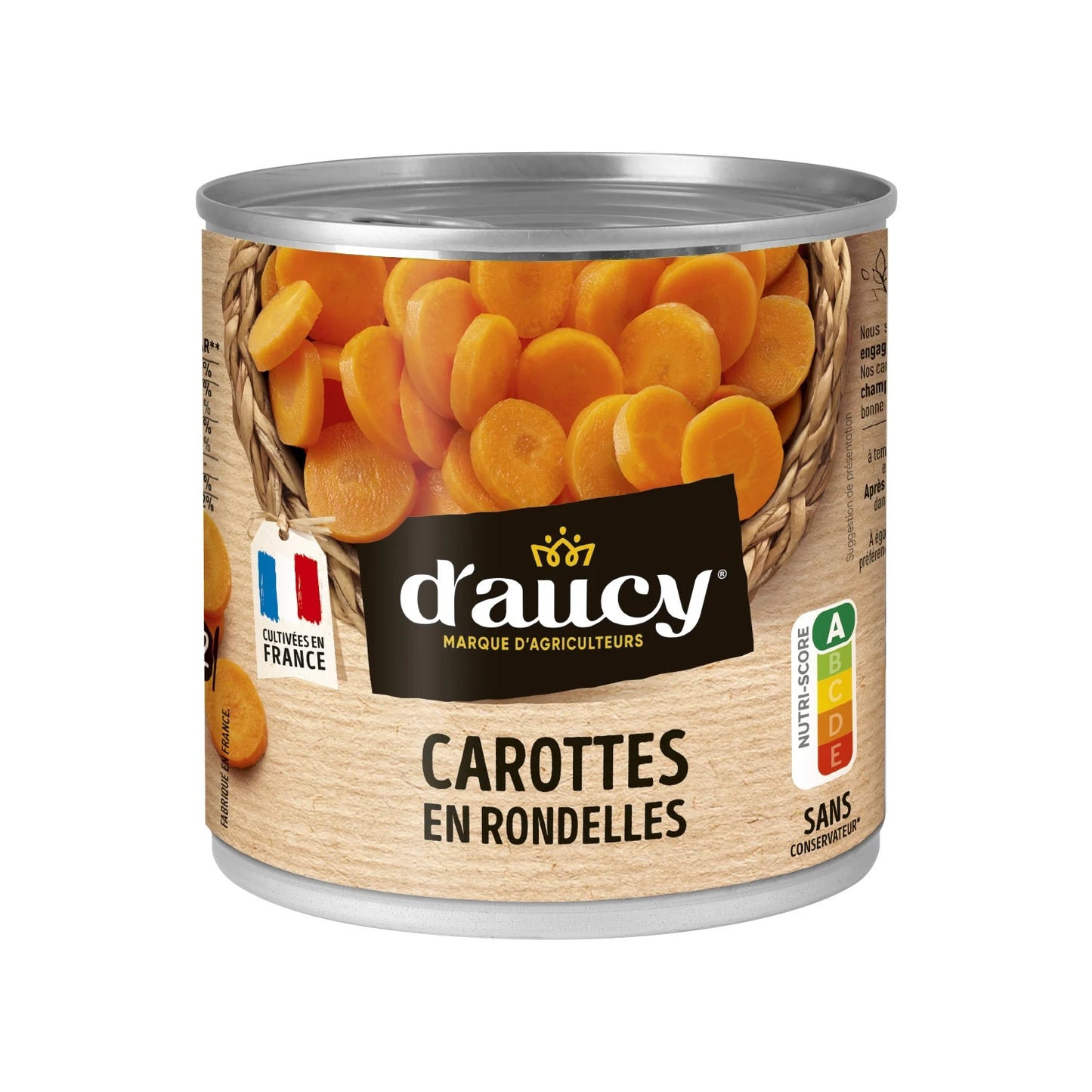 Carottes en rondelles D'AUCY